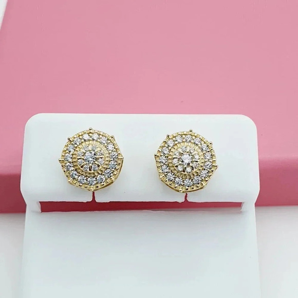 - "925 Sterling Silver Cubic Zirconia Earrings, U19254635 - Picture 6 of 11